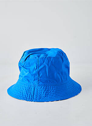 Chapeau tissage popeline bleu MTM homme