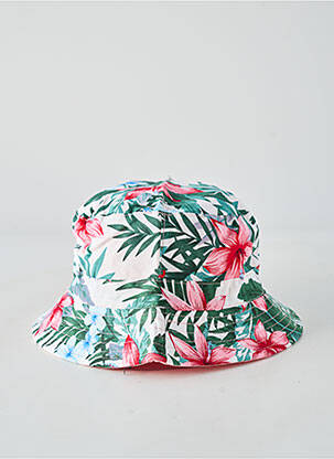 Chapeau tissage popeline rose MTM femme
