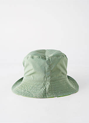 Chapeau bord-côtes vert MTM femme
