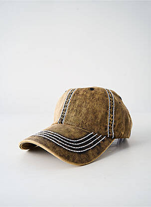 Casquette fermeture pressionnée marron AUSSIE APPAREL homme