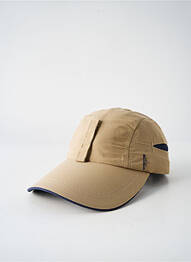 Casquette fermeture scratch beige MTM homme