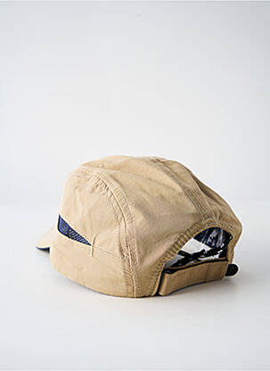 Casquette fermeture scratch beige MTM homme