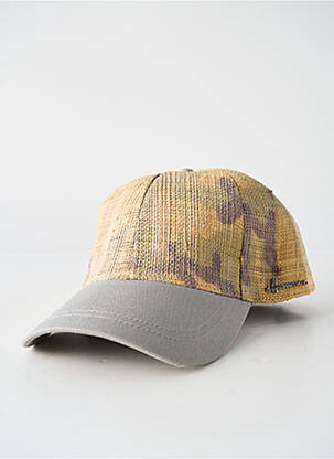 Casquette visière souple gris HERMAN homme