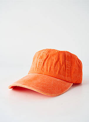 Casquette fermeture scratch orange STAMION homme