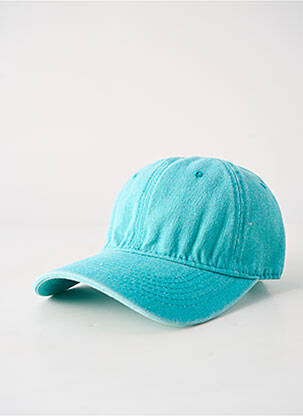 Casquette tissage popeline bleu VIA LORENZO homme