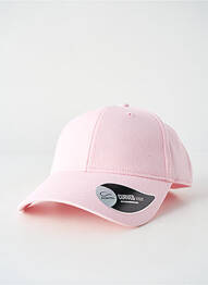 Casquette tissage popeline rose ATLANTA homme