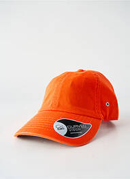 Casquette visière souple orange ATLANTA femme