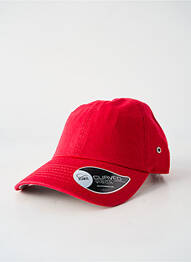 Casquette visière souple rouge ATLANTA femme