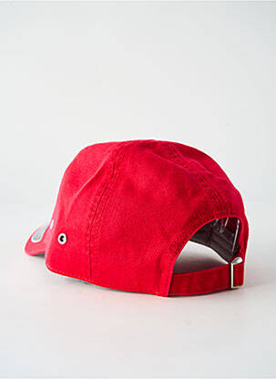 Casquette visière souple rouge ATLANTA femme