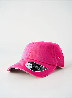 Casquette visière souple rose fonce ATLANTA femme