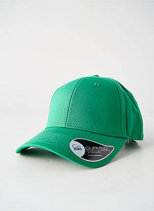 Casquette tissage popeline vert ATLANTA homme