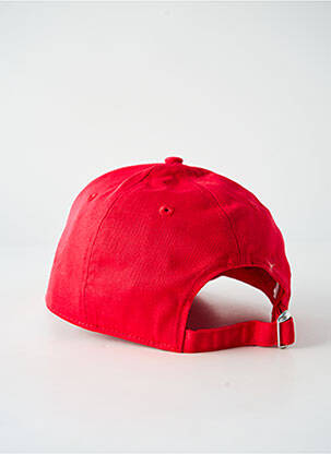 Casquette tissage popeline rouge ATLANTA homme