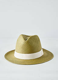 Chapeau bande anti-transpiration blanc PANAMA HAT homme