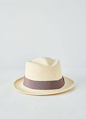 Chapeau bande anti-transpiration gris PANAMA HAT homme