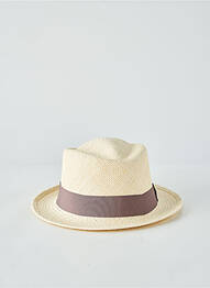 Chapeau bande anti-transpiration gris PANAMA HAT homme