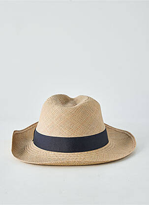 Chapeau forme chapeau paille noir PANAMA HAT femme