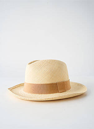 Chapeau bande anti-transpiration marron PANAMA HAT homme