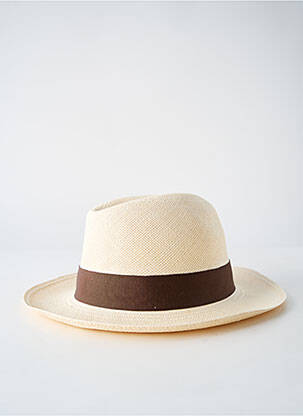 Chapeau  marron fonce PANAMA HAT homme