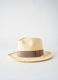 Chapeau bande anti-transpiration marron PANAMA HAT homme