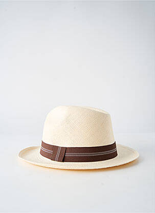 Chapeau  marron PANAMA HAT homme