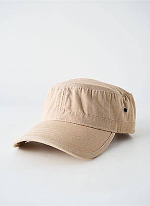 Casquette tissage popeline beige ATLANTIS homme