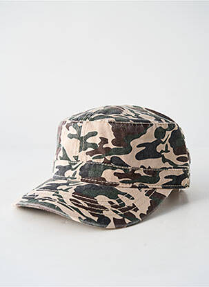 Casquette fermeture scratch beige ATLANTIS homme