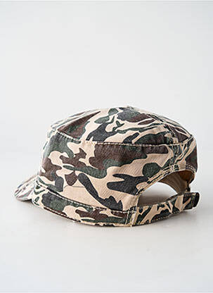 Casquette fermeture scratch beige ATLANTIS homme