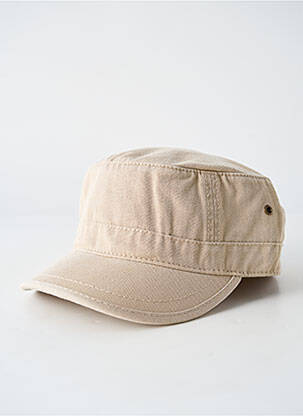 Casquette tissage popeline beige ATLANTIS homme