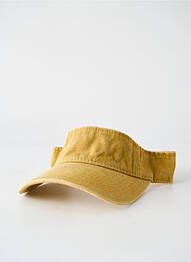 Casquette tissage popeline jaune MTM femme