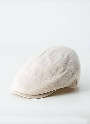 Casquette visière souple beige M BY FLECHET homme