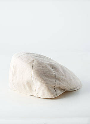 Casquette visière souple beige M BY FLECHET homme