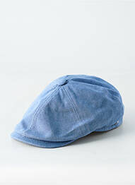 Casquette tissage popeline bleu M BY FLECHET homme