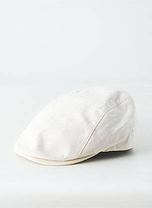 Casquette visière souple beige M BY FLECHET homme
