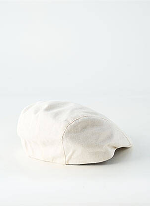 Casquette visière souple beige M BY FLECHET homme