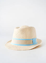 Chapeau bande anti-transpiration bleu PANAMA HAT homme
