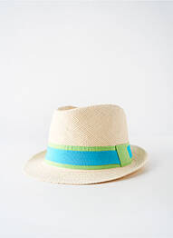 Chapeau bande anti-transpiration bleu PANAMA HAT homme