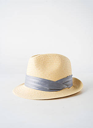 Chapeau forme chapeau paille gris PANAMA HAT femme