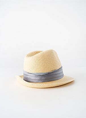 Chapeau forme chapeau paille gris PANAMA HAT femme
