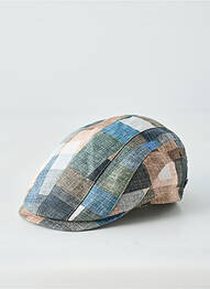 Casquette imprimé carreaux bleu MTM homme