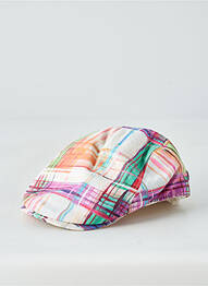 Casquette tissage popeline rose MTM homme