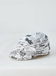 Casquette tissage popeline blanc MTM homme