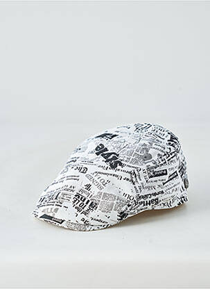 Casquette tissage popeline blanc MTM homme