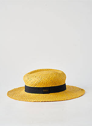Chapeau bande anti-transpiration jaune AUREGA homme