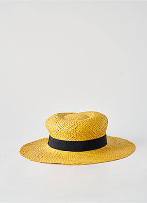 Chapeau bande anti-transpiration jaune AUREGA homme