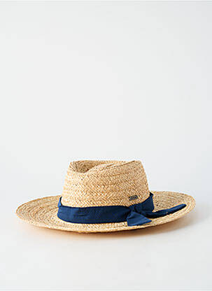 Chapeau forme chapeau paille beige AUREGA femme