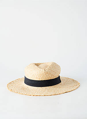 Chapeau bande anti-transpiration beige AUREGA homme