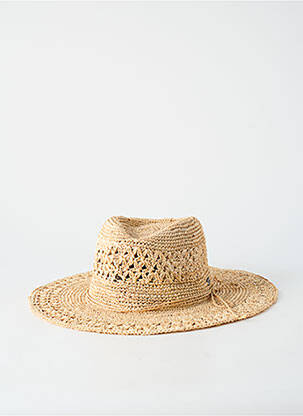 Chapeau forme chapeau paille beige AUREGA femme