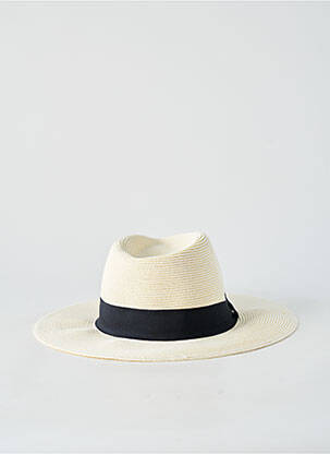 Chapeau bande anti-transpiration beige AUREGA femme