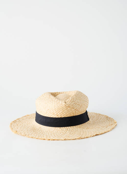 Chapeau bande anti-transpiration beige AUREGA homme