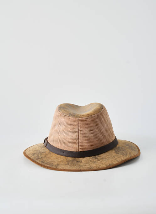 Chapeau bande anti-transpiration marron AUREGA homme